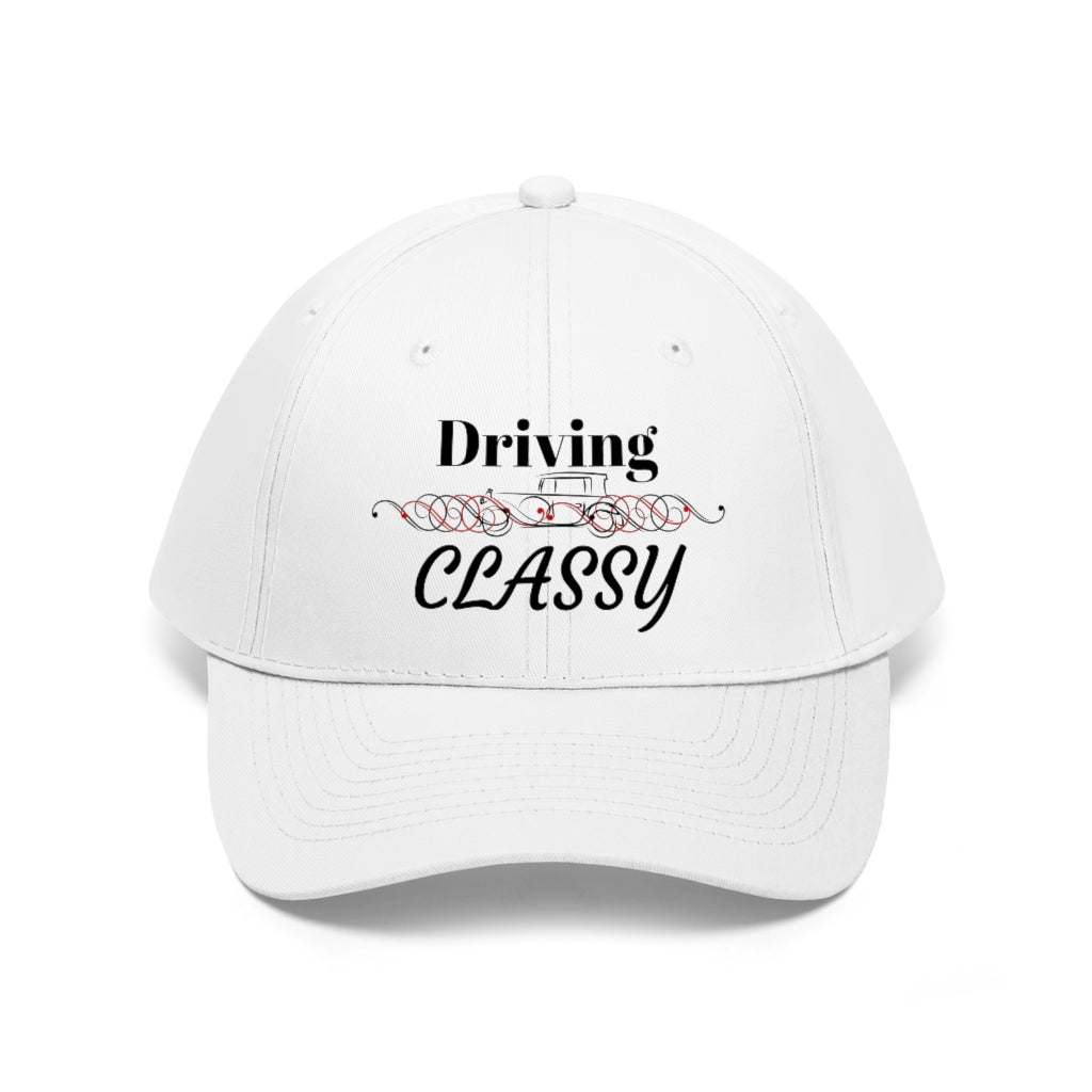 Driving Classy (Classic Vehicles) Unisex Twill Hat