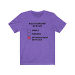 Load image into Gallery viewer, RELATIONSHIP STATUS: ENTANGLEMENT WITH CAR Unisex Short Sleeve Tee
