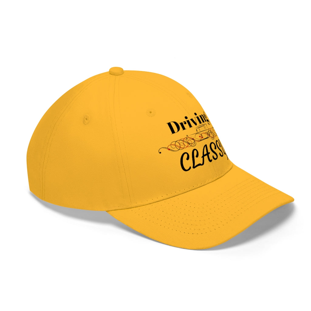 Driving Classy (Classic Vehicles) Unisex Twill Hat