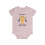 Load image into Gallery viewer, BABYS FIRST WORD, RACE CAR Infant Rip Snap Tee
