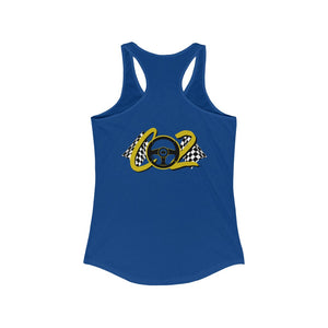 Sometimes I wonder if my car thinks about me too Emoji Women Racer-back Tank