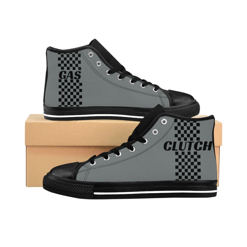 Co2Passions™️ GAS CLUTCH In Gray Women's High-top Sneakers