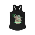 Load image into Gallery viewer, Moore Powaaa Baby Yoda Women&#39;s Racerback Tank

