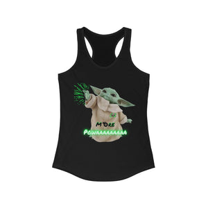 Moore Powaaa Baby Yoda Women's Racerback Tank