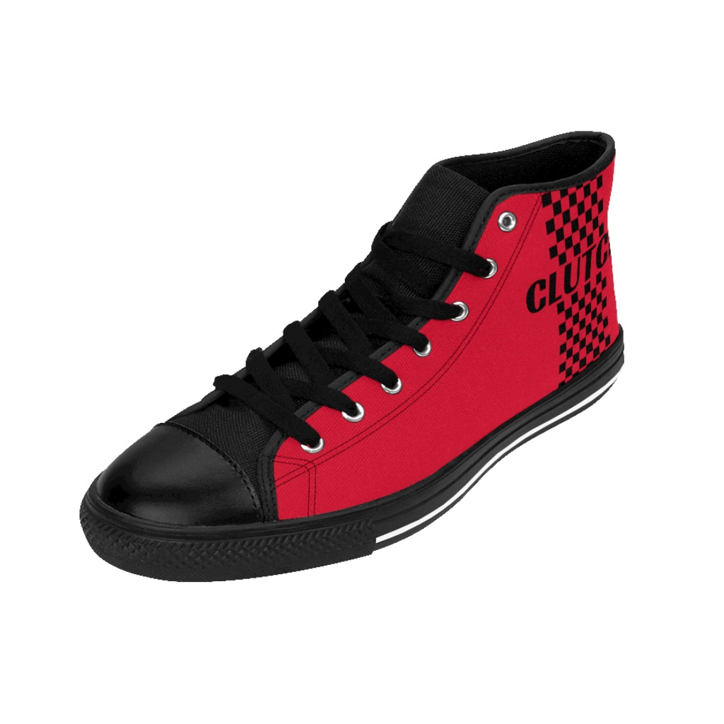 Co2Passions™️ GAS CLUTCH In Red Women's High-top Sneakers