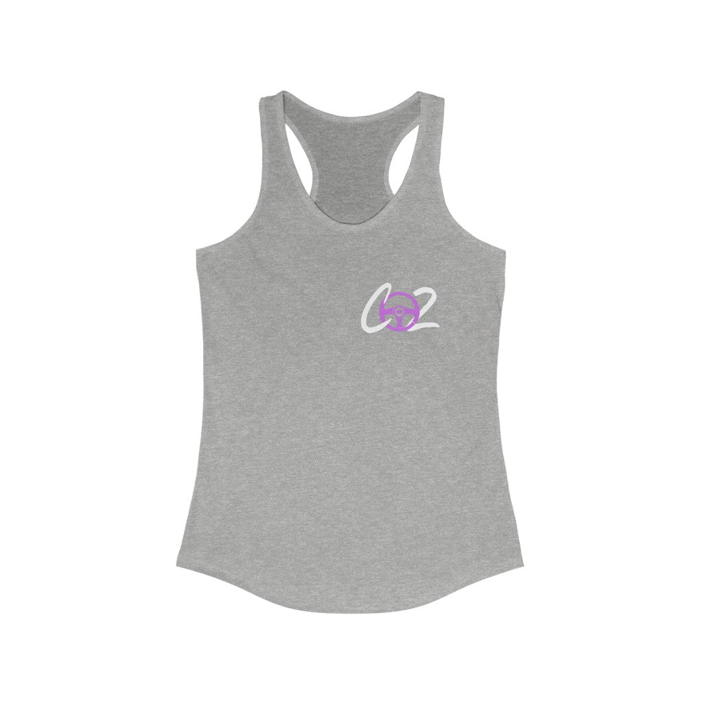 NOT MY BOYFRIENDS CAR Women's Ideal Racerback Tank