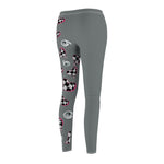 Load image into Gallery viewer, Love to Race In Gray Co2Passions™️ Women&#39;s Leggings

