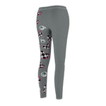 Load image into Gallery viewer, Love to Race In Gray Co2Passions™️ Women&#39;s Leggings
