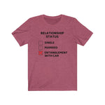 Load image into Gallery viewer, RELATIONSHIP STATUS: ENTANGLEMENT WITH CAR Unisex Short Sleeve Tee
