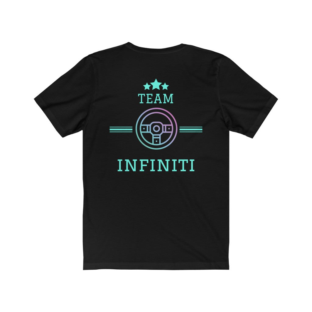 MISUNDERSTOOD & UNDERESTIMATED TEAM INFINITI Unisex Jersey Short Sleeve Tee