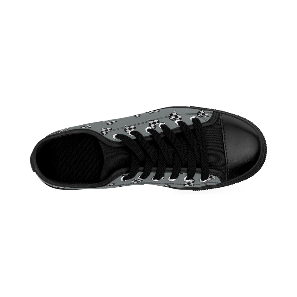 Love to Race Women's Sneakers In Gray By Co2Passions