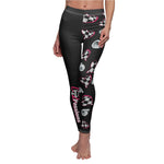 Load image into Gallery viewer, Love to Race In Black Co2Passions™️ Women&#39;s Leggings
