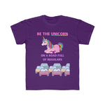 Load image into Gallery viewer, BE THE UNICORN ON A ROAD FULL OF REGULARS Kids Regular Fit Tee
