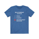 Load image into Gallery viewer, RELATIONSHIP STATUS: ENTANGLEMENT WITH CAR Unisex Short Sleeve Tee
