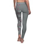 Load image into Gallery viewer, Love to Race In Gray Co2Passions™️ Women&#39;s Leggings
