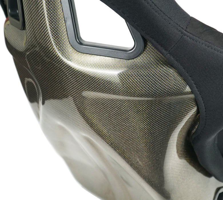 GOLD CARBON FIBER BUCKET SEAT LARGE by NRG Innovations