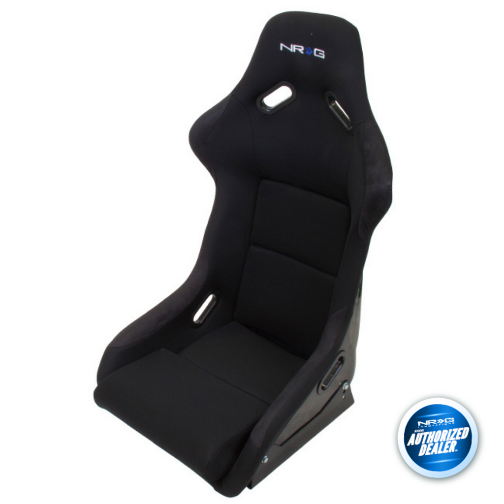 nrg innovations racing seat with carbon fiber backing
