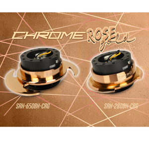 NRG Innovations Chrome Rose Gold 2.8 Quick Release Ring