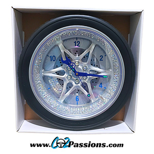 Co2Passions™️ Bling Wheel Wall Clock