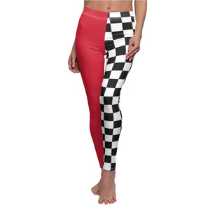 Harley Quinn Style Race Leggings by Co2Passions™️