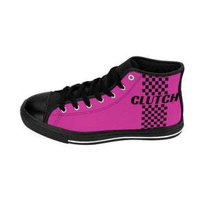 Co2Passions™️ GAS CLUTCH In Fuschia Pink Women's High-top Sneakers