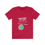 Load image into Gallery viewer, PREPARE TO GET SCHOOLED BY AN OLD SCHOOL Unisex Jersey Short Sleeve Tee
