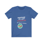 Load image into Gallery viewer, PREPARE TO GET SCHOOLED BY AN OLD SCHOOL Unisex Jersey Short Sleeve Tee
