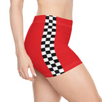 Load image into Gallery viewer, Red Women&#39;s Race Shorts
