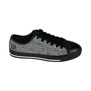 Love to Race Women's Sneakers In Gray By Co2Passions