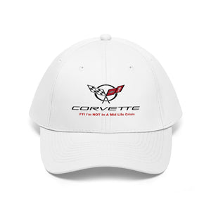 Corvette FYI I'm Not In A Mid Life Crisis Unisex Hat