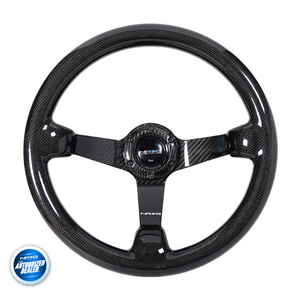 NRG INNOVATIONS Full Carbon Fiber Steering Wheel 350mm Deep Dish ST-036CF-1