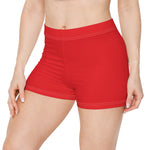 Load image into Gallery viewer, Red Women&#39;s Race Shorts
