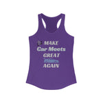 Load image into Gallery viewer, Real Auto Enthusiasts Against Clout Chasers/ Make Car Meets Great Again Women&#39;s Racerback Tank
