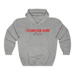 Load image into Gallery viewer, REVN@TION GANG STILL NOT $85 (RED LOGO)  Black or Grey Unisex Hoodie
