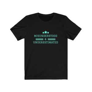 MISUNDERSTOOD & UNDERESTIMATED HONDA Unisex Jersey Short Sleeve Tee