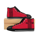 Load image into Gallery viewer, Co2Passions™️ GAS CLUTCH In Red Women&#39;s High-top Sneakers
