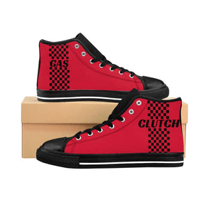 Co2Passions™️ GAS CLUTCH In Red Women's High-top Sneakers