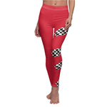 Load image into Gallery viewer, Racing Queen In Red Co2Passions™️ Women&#39;s Leggings
