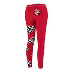 Load image into Gallery viewer, Racing Queen In Red Co2Passions™️ Women&#39;s Leggings
