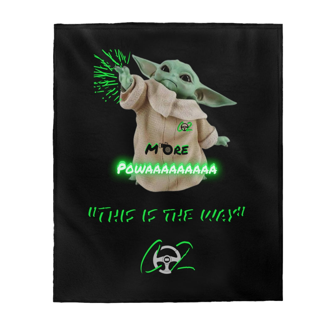 More Powaaaa Baby Yoda Co2passions™️ Plush Blanket