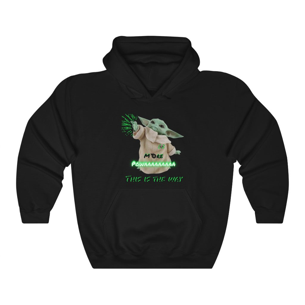 More Powaaaa Baby Yoda Co2passions™️ Unisex Hoodie