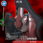 Load image into Gallery viewer, RED CARBON FIBER BUCKET SEAT LARGE by NRG Innovations
