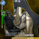 Load image into Gallery viewer, GOLD CARBON FIBER BUCKET SEAT LARGE by NRG Innovations
