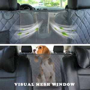 Dog Back Seat Cover View Mesh Waterproof Pet Carrier