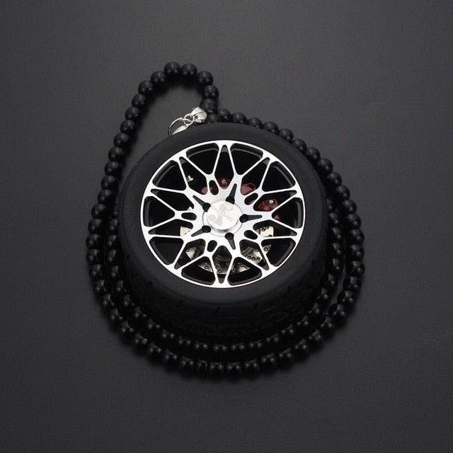 Car Mirror Wheel Pendant with shock absorber