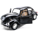 Load image into Gallery viewer, welly 1:24  VW Classic Car Beetle Black car  alloy car model simulation car decoration collection gift toy Die casting model
