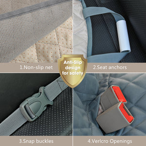 Dog Back Seat Cover View Mesh Waterproof Pet Carrier