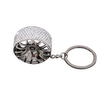 Load image into Gallery viewer, Rhinestone Bling Key Ring/chain Wheel/Rim for Female Auto Enthusiast
